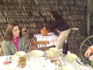 Monica is sharing authentic bread