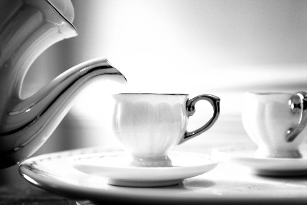 Before the tea you have to sell.